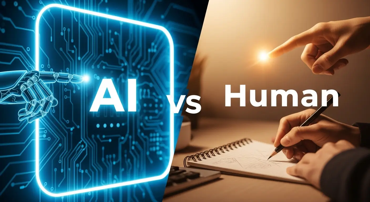 AI vs human thumbnails