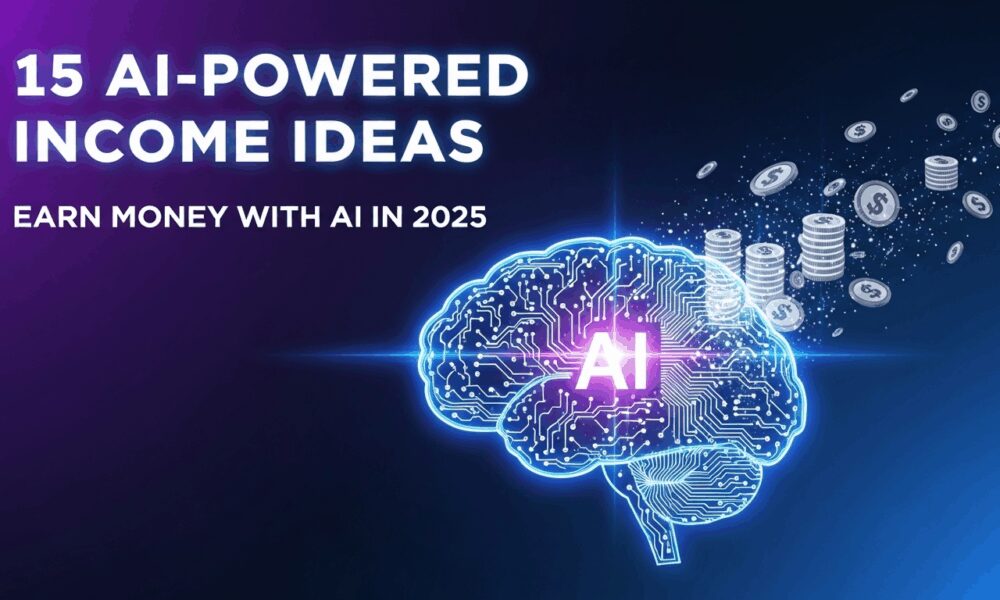 15 AI-Powered Income Ideas: Earn Money with AI in 2025