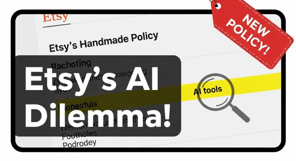 selling AI-generated art on Etsy