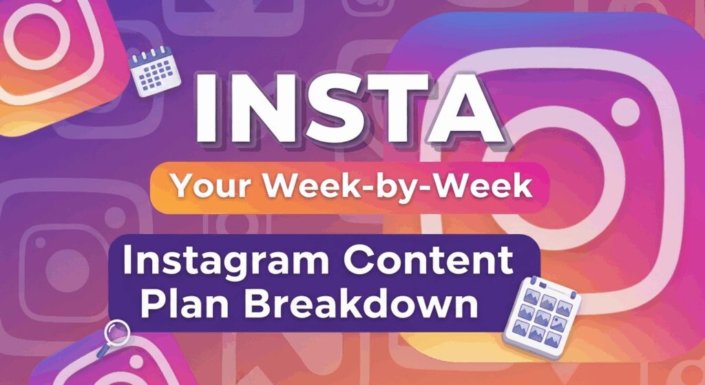 Instagram content plan